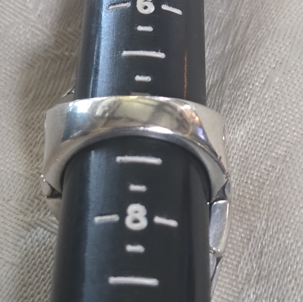 John Hardy Kali Contour Ring, SS, Size 7 - Picture 9 of 9